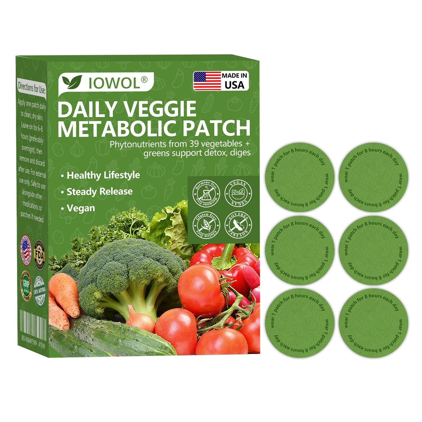 🥦𝐎𝐟𝐟𝐢𝐜𝐢𝐚𝐥 𝐒𝐭𝐨𝐫𝐞 | 𝐈𝐎𝐖𝐎𝐋® 𝐃𝐚𝐢𝐥𝐲 𝐕𝐞𝐠𝐞𝐭𝐚𝐛𝐥𝐞 𝐌𝐞𝐭𝐚𝐛𝐨𝐥𝐢𝐜 𝐏𝐚𝐭𝐜𝐡 𝐮𝐬𝐞𝐬 𝐨𝐫𝐠𝐚𝐧𝐢𝐜 𝐯𝐞𝐠𝐞𝐭𝐚𝐛𝐥𝐞 𝐞𝐱𝐭𝐫𝐚𝐜𝐭𝐬 𝐚𝐧𝐝 𝐩𝐡𝐲𝐭𝐨𝐧𝐮𝐭𝐫𝐢𝐞𝐧𝐭𝐬 𝐟𝐫𝐨𝐦 𝟑𝟗 𝐯𝐞𝐠𝐞𝐭𝐚𝐛𝐥𝐞𝐬 + 𝐠𝐫𝐞𝐞𝐧𝐬 𝐭𝐨 𝐬𝐮𝐩𝐩𝐨𝐫𝐭 𝐝𝐞𝐭𝐨𝐱, 𝐝𝐢𝐠𝐞𝐬𝐭𝐢𝐨𝐧 & 𝐦𝐞𝐭𝐚𝐛𝐨𝐥𝐢𝐜 𝐫𝐞𝐬𝐞𝐭, 𝐚𝐧𝐝 𝐛𝐨𝐨𝐬𝐭 𝐞𝐧𝐞𝐫𝐠𝐲 𝐟𝐨𝐫 𝐚𝐥𝐥-𝐝𝐚𝐲 𝐰𝐞𝐥𝐥𝐧𝐞𝐬𝐬.